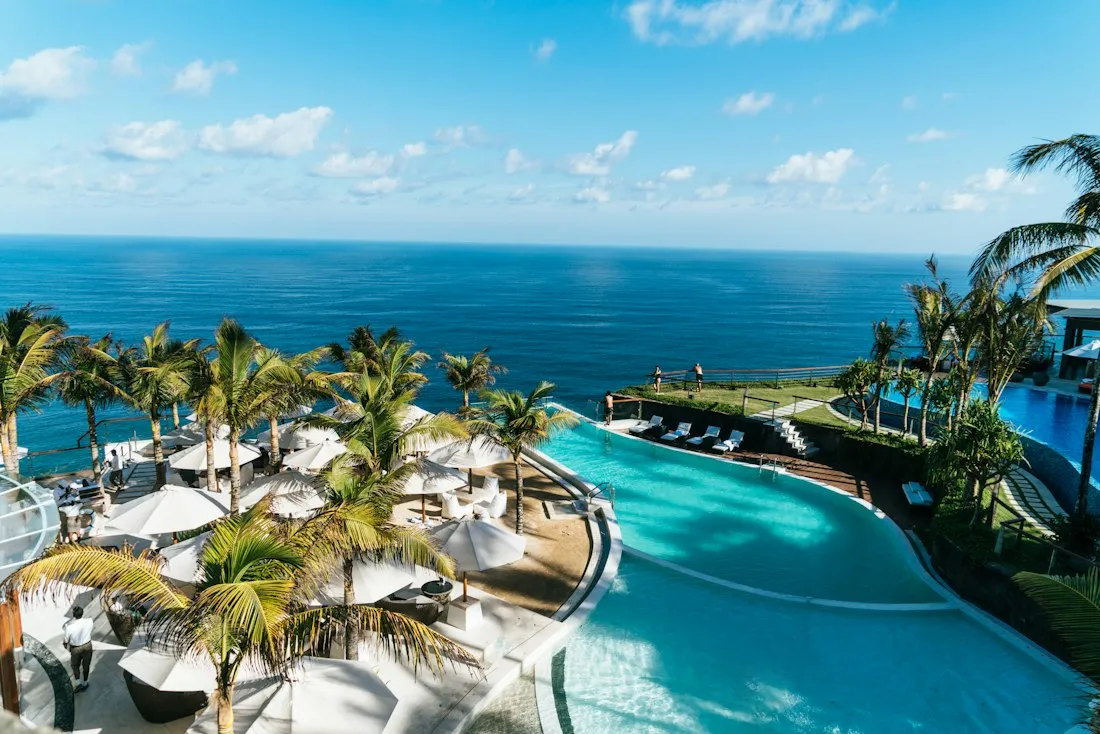 Coastal resort scenery illustrating a peaceful retreat