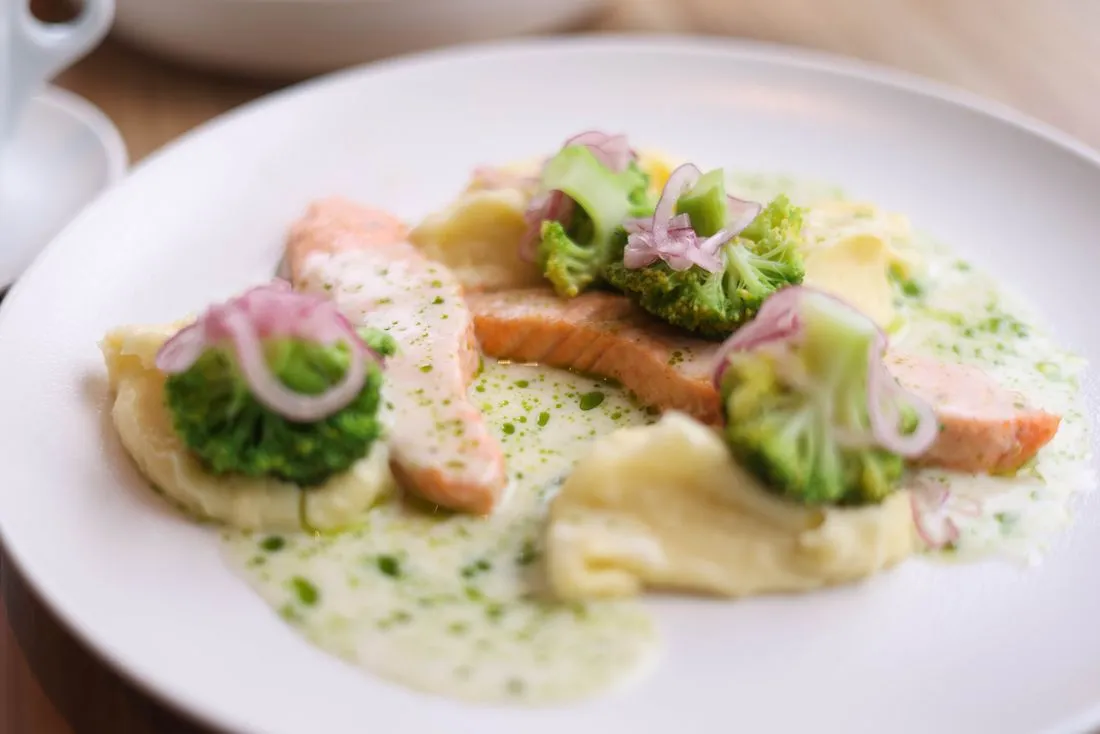 A composed meal illustrating the restaurant’s fire-led menu