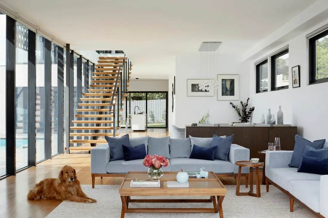 Warm architectural interior illustrating the Courtyard House story